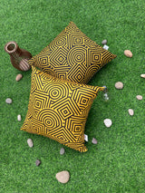 Yellow & Black geometric