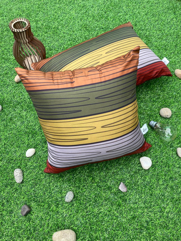 Striped earthy tones